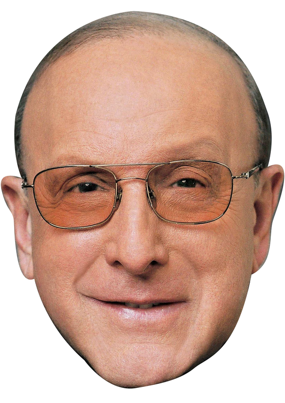 Clive Davis Celebrity Face Mask Fancy Dress - High-Quality Cardboard Masks for Any Occasion