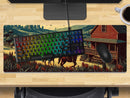 Extra Large Gaming Mouse Mat (800mm x 300mm) - Cowboy