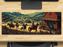 Extra Large Gaming Mouse Mat (800mm x 300mm) - Cowboy