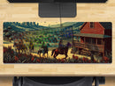 Extra Large Gaming Mouse Mat (800mm x 300mm) - Cowboy