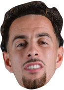 Curtis Jones Liverpool Face Mask – Football Player Celebrity Card Mask – Celebrity Mask for Stag Do, Hen Night, Fancy Dress & Costume Parties – Funny Adult Card Mask