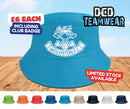 Personalised Custom Football Club Bucket Hat