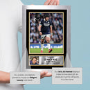 D’Arcy Rae Printed Autograph Poster – Scotland Rugby Union Star Wall Art – Rugby Player Memorabilia Poster Print
