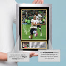 Dan Burn England Poster Print – Mexico vs England 2026 Match Commemorative Wall Art – Signature Style Football Print – Sports Memorabilia Gift – Football Fan Gift