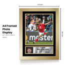 Dan Edwards Wales Rugby Poster – Printed Autograph Wall Art – Wales Rugby Union Player Memorabilia Poster for Fans