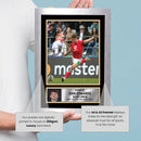 Dan Edwards Wales Rugby Poster – Printed Autograph Wall Art – Wales Rugby Union Player Memorabilia Poster for Fans