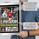 Dan Edwards Wales Rugby Poster – Printed Autograph Wall Art – Wales Rugby Union Player Memorabilia Poster for Fans