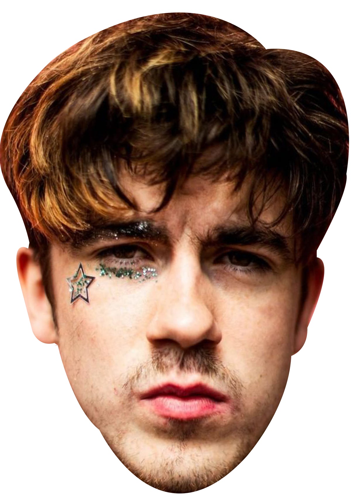 Declan McKenna Face Mask – Fancy Dress Cardboard Costume Mask – Declan McKenna Face Mask