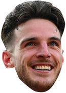 Declan Rice Arsenal Face Mask – Arsenal Football Player Celebrity Card Mask – Celebrity Mask for Stag Do, Hen Night, Fancy Dress & Costume Parties – Funny Adult Card Mask