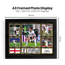 Declan Rice England Football Poster Print – 2026 World Cup Signature Style Landscape Wall Art– England Soccer Fan Gift