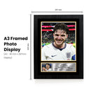 Declan Rice England Poster Print – Mexico vs England 2026 Match Commemorative Wall Art – Signature Style Football Print – Sports Memorabilia Gift – Football Fan Gift