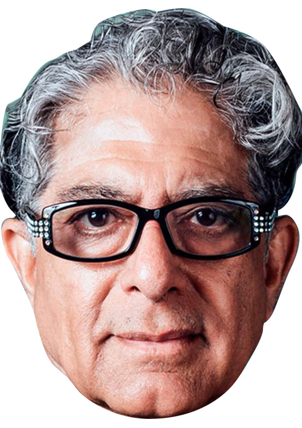 Deepak Chopra Face Mask – Fancy Dress Cardboard Costume Mask – Deepak Chopra Face Mask