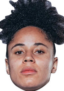 Demi Stokes Lionesses Fancy Dress Cardboard Celebrity Face Mask