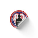 VE Day 80th Anniversary 50mm Round Stickers Design 4 - Special Edition