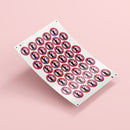 VE Day 80th Anniversary 50mm Round Stickers Design 5 - Special Edition