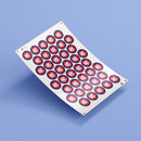 VE Day 80th Anniversary 50mm Round Stickers Design 6 - Special Edition