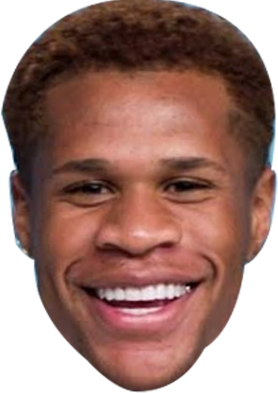 Devin Haney Celebrity Face Mask Fancy Dress - High-Quality Cardboard Masks for Any Occasion