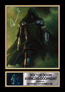 Doctor Doom Avengers: Doomsday Inspired Signed Print Poster – Robert Downey Jr Doom Wall Art – Marvel Villain Collectible Movie Poster Gift for Fans