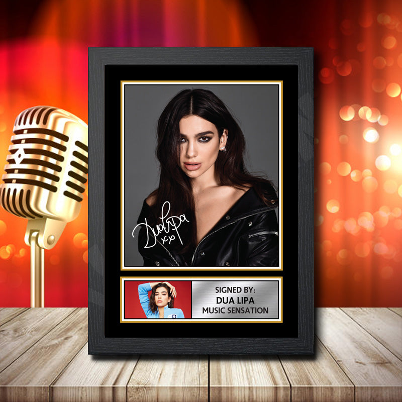 Dua Lipa – Printed Signature Music Star Print – Dua Lipa