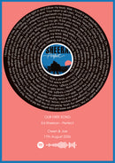 Valentines Day Record Design 1 - Romantic Gift - Special Custom Anniversary Print