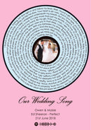 Valentines Day Record Design 3 - Romantic Gift - Special Custom Anniversary Print