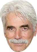 Sam Elliott Celebrity Face Mask Fancy Dress - High-Quality Cardboard Masks for Any Occasion