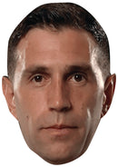 Emiliano Martínez Aston Villa Face Mask – Aston Villa Goalkeeper Celebrity Card Mask – Celebrity Mask for Stag Do, Hen Night, Fancy Dress & Costume Parties – Funny Adult Card Mask