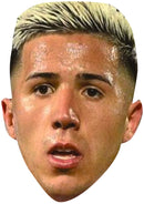 Enzo Fernández Chelsea Face Mask – Chelsea Football Player Celebrity Card Mask – Celebrity Mask for Stag Do, Hen Night, Fancy Dress & Costume Parties – Funny Adult Card Mask