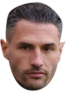 Fabian Schär Newcastle United Face Mask – Newcastle Football Player Celebrity Card Mask – Celebrity Mask for Stag Do, Hen Night, Fancy Dress & Costume Parties – Funny Adult Card Mask