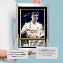 Federico Valverde Signed Autograph Poster Print – Real Madrid Football Memorabilia