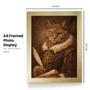 Personalised Shakespeare pet portrait mockup, Version 2 – a dog or cat as William Shakespeare