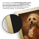 Personalised Mozart pet portrait mockup, Version 1 – a dog or cat as Mozart