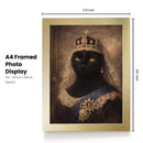 Personalised Queen Victoria pet portrait mockup, Version 2 – a dog or cat as Queen Victoria