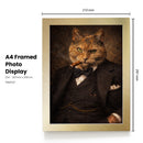 Personalised Churchill pet portrait mockup, Version 1 – a dog or cat as Winston Churchill