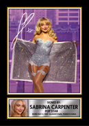 Sabrina Carpenter poster print, design 1 shown as a print, unofficial music wall art