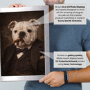 Personalised Churchill pet portrait mockup, Version 2 – a dog or cat as Winston Churchill