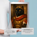 Personalised Roman Emperor pet portrait mockup, Version 1 – a dog or cat as a Roman Emperor