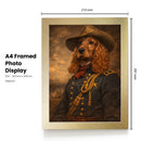 Personalised Custer pet portrait mockup, Version 1 – a dog or cat as General Custer