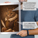 Personalised Shakespeare pet portrait mockup, Version 2 – a dog or cat as William Shakespeare