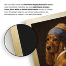 Personalised Pearl Earring pet portrait mockup, Version 1 – a dog or cat as the Girl with a Pearl Earring