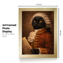 Personalised Mozart pet portrait mockup, Version 2 – a dog or cat as Mozart