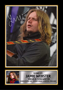 Jamie Webster poster print, design 1 shown as a print, unofficial music wall art