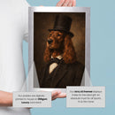 Personalised Lincoln pet portrait mockup, Version 1 – a dog or cat as Abraham Lincoln