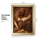 Personalised Shakespeare pet portrait mockup, Version 1 – a dog or cat as William Shakespeare