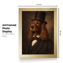 Personalised Lincoln pet portrait mockup, Version 1 – a dog or cat as Abraham Lincoln
