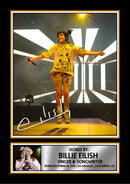 Billie Eilish poster print, design 1 shown as a print, unofficial music wall art