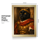 Personalised Roman Emperor pet portrait mockup, Version 1 – a dog or cat as a Roman Emperor