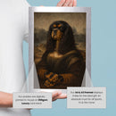 Personalised Mona Lisa pet portrait mockup, Version 1 – a dog or cat as the Mona Lisa