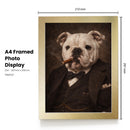 Personalised Churchill pet portrait mockup, Version 2 – a dog or cat as Winston Churchill