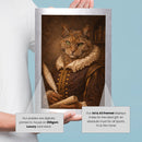 Personalised Shakespeare pet portrait mockup, Version 2 – a dog or cat as William Shakespeare